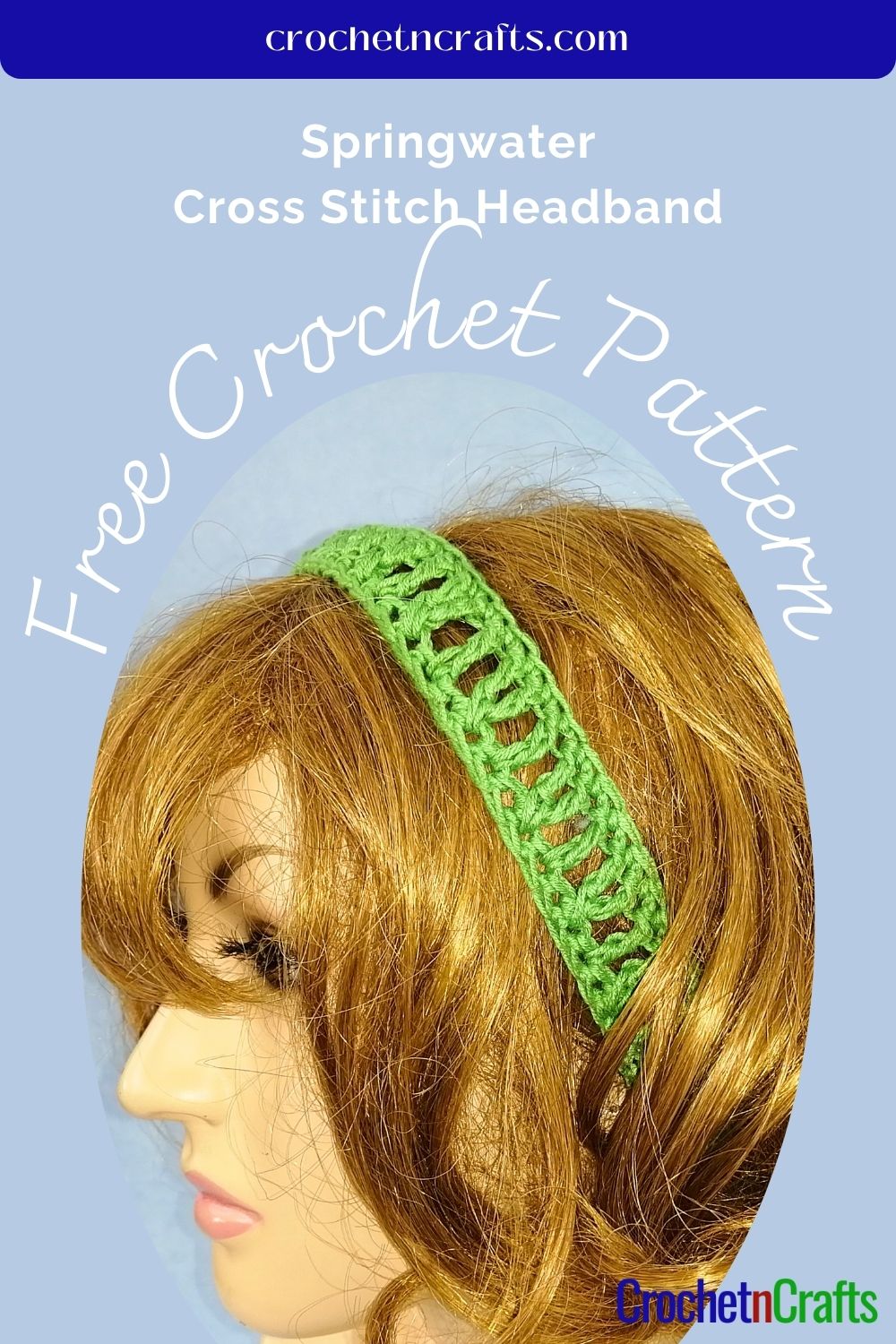 Brilliant Crossed Headband ~ FREE Crochet Pattern