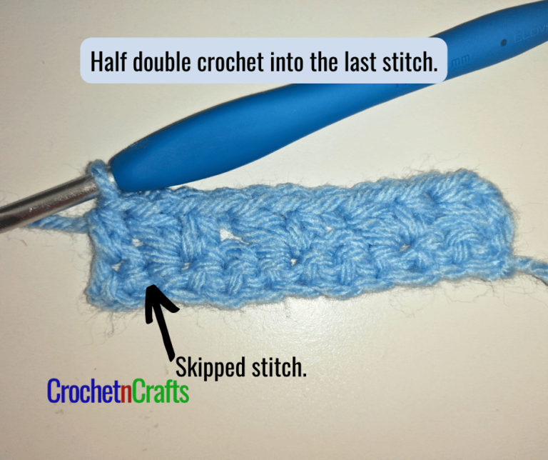 Skinny Summer Scarf Crochet Pattern - Hdc V-St and Tr - CrochetNCrafts