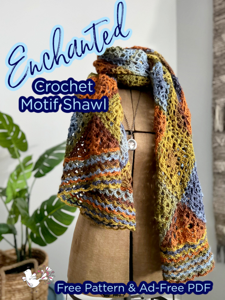 Enchanted Crochet Motif Shawl by Marly Bird