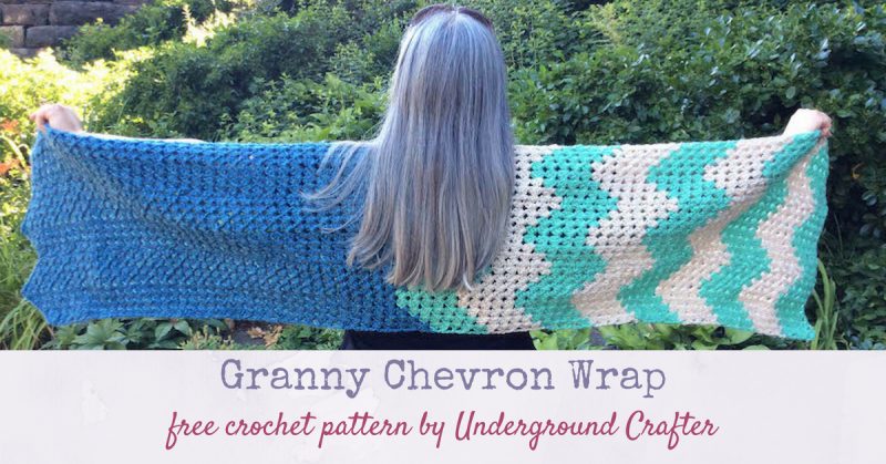 Granny Chevron Wrap by Underground Crafter