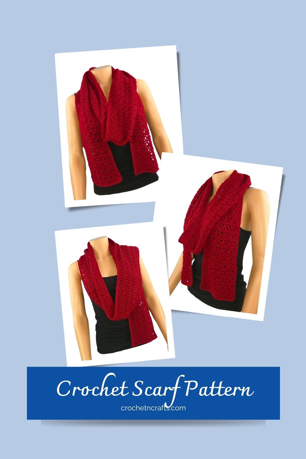 Blossom Stich Crochet Scarf Pattern - CrochetNCrafts