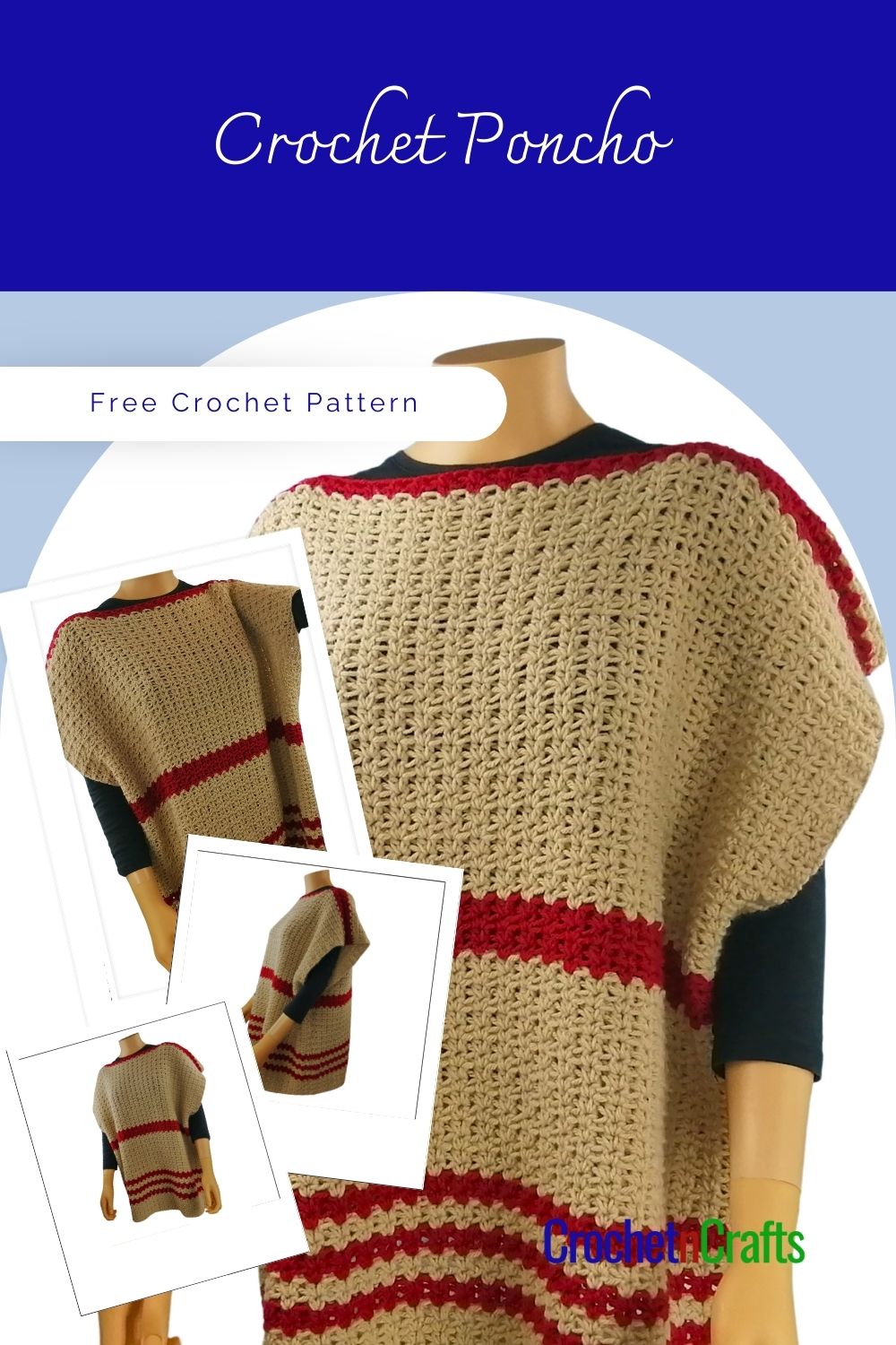 Crochet Poncho Top - Pretty Simple - CrochetNCrafts
