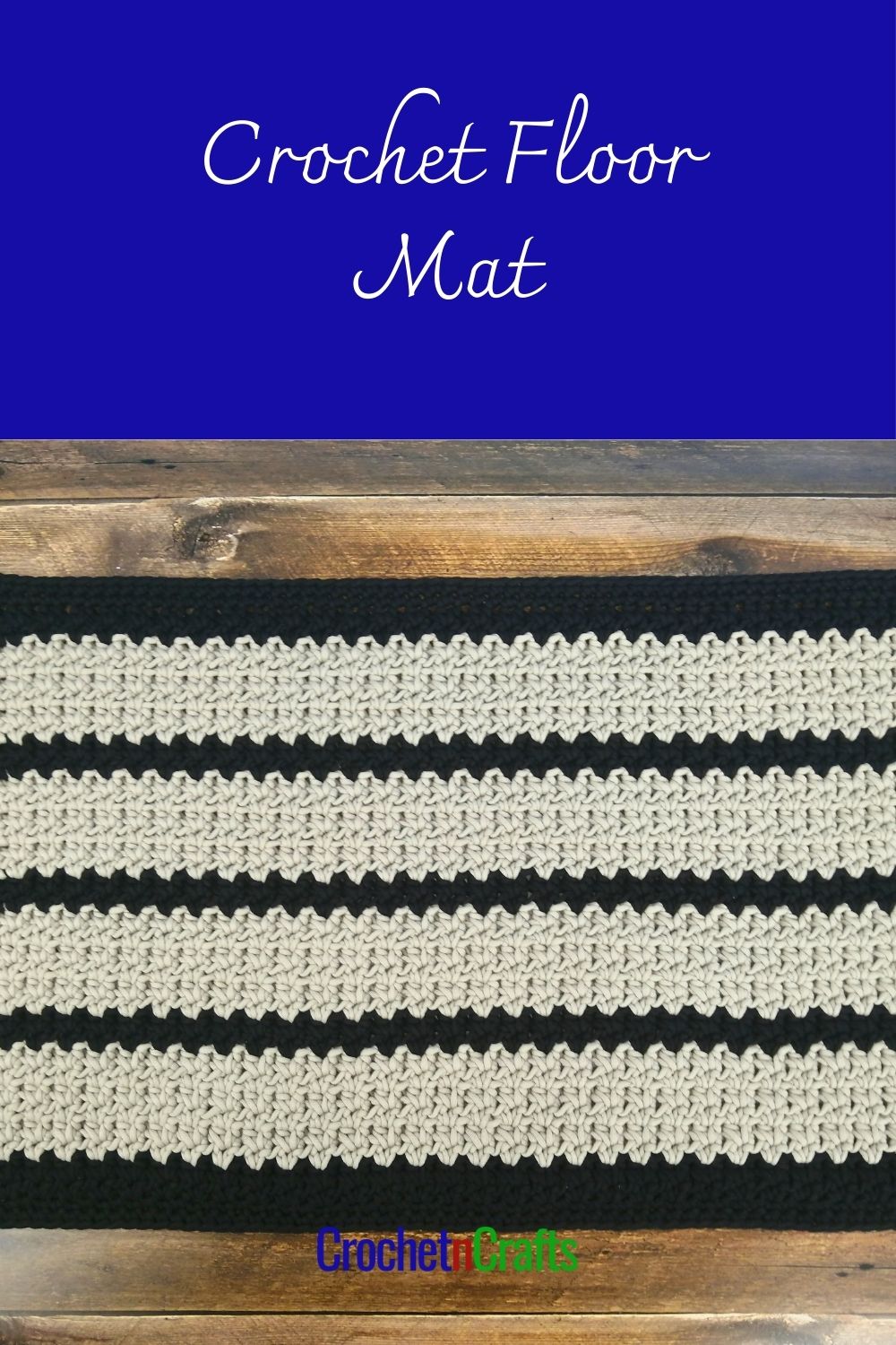 Pretty Simple Crochet Floor Mat Pattern - CrochetNCrafts