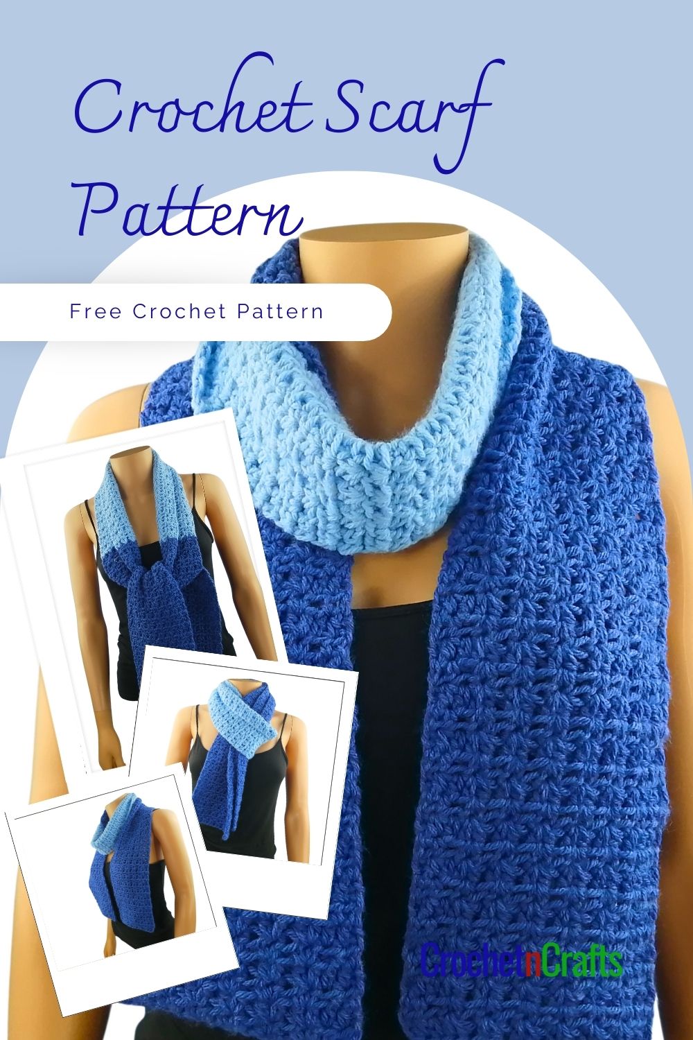 Pretty Simple Crochet Scarf Pattern - CrochetNCrafts