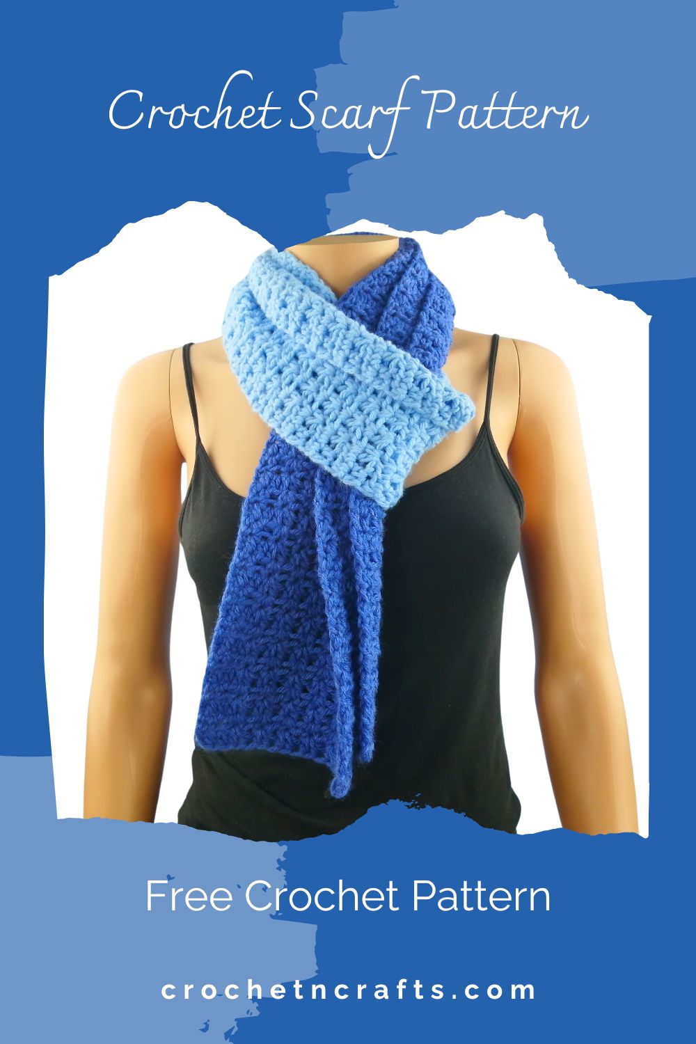Pretty Simple Crochet Scarf Pattern - CrochetNCrafts