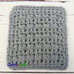 Horizontal puff stitch shown from the right side.