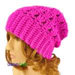 Easy Hat Crochet Pattern – Hdc v-st and Tr