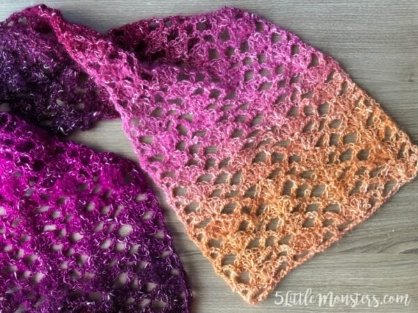 Spring Shells Scarf by 5 Little Monsters