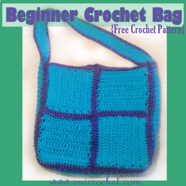 Beginner Crochet Bag by Oui Crochet