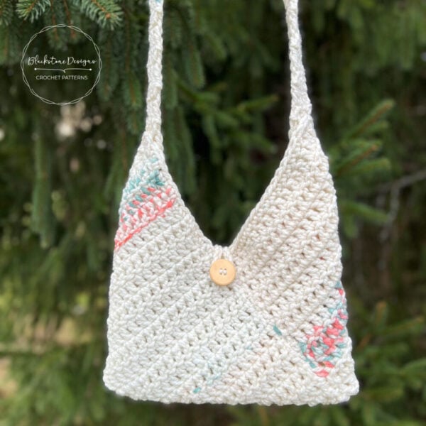 Beginner Double Crochet Origami Bag by Blackstone Designs