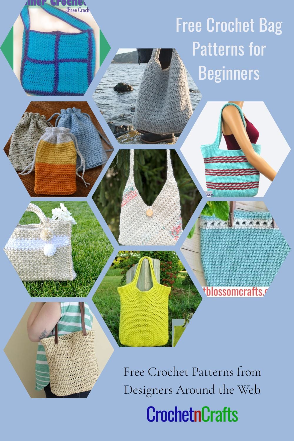 Free Crochet Bag Patterns for Beginners - CrochetNCrafts