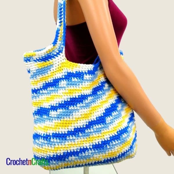 Single Crochet Bag Pattern by CrochetNCrafts