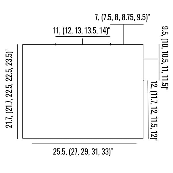 Diamond Mesh Top Schematic
