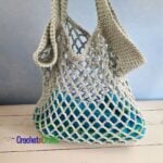 Crochet mesh bag pattern.